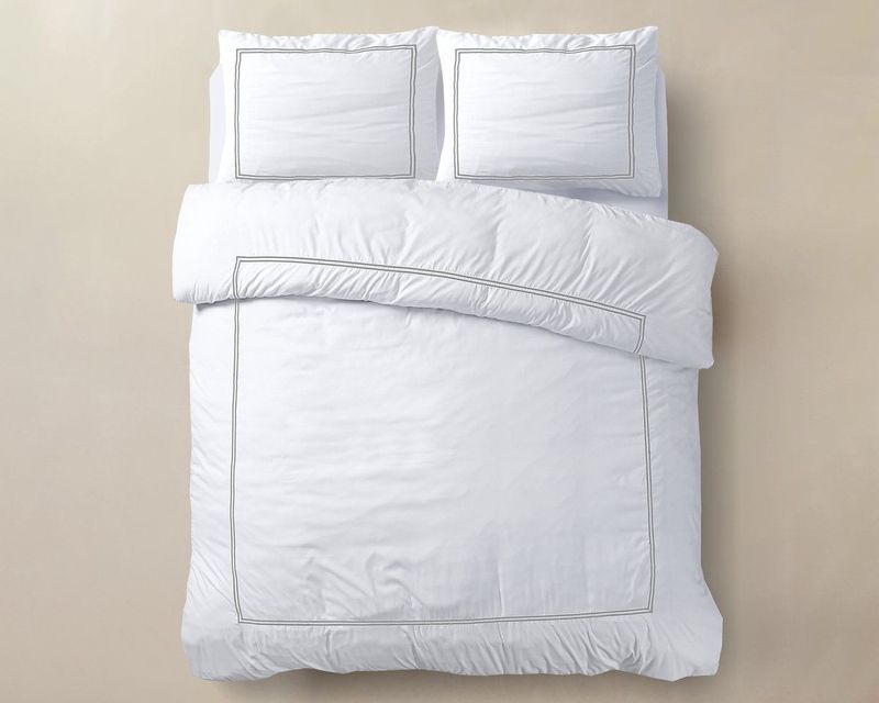 Dekbedovertrek - Grijs - Katoen