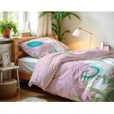 Dekbedovertrek - Wit - Katoen - 1-Persoons