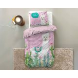 Dekbedovertrek - Wit - Katoen - 1-Persoons