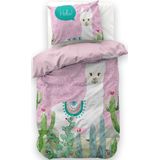 Dekbedovertrek - Wit - Katoen - 1-Persoons