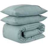 Sleeptime - Washed Tufted - Dekbedovertrek - Wit/Blauw/Groen/Roze/Antraciet - Microvezel