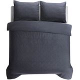 Sleeptime - Dekbedovertrek Delight Groen Milano 3D Antraciet - 140x200/260 + 1 Kussensloop 60x70 - Grijs