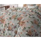 Dekbedovertrek - Blauw - Katoen - 1-Persoons