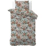 Dekbedovertrek - Blauw - Katoen - 1-Persoons