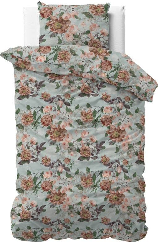 Dekbedovertrek - Blauw - Katoen - 1-Persoons