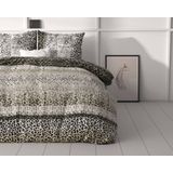 Sleeptime - Dekbedovertrek September - Grijs - Microvezel - Inclusief Kussenslopen