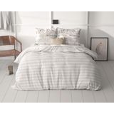 Sleeptime - Dekbedovertrek Pinky Words - Roze - Microvezel - Inclusief Kussensloop