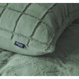 Sleeptime - Dekbedovertrek Faux Fur - Groen - Microvezel - Dessin: Patroon