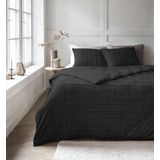 Sleeptime - Dekbedovertrek Faux Fur - Zwart - Microvezel - Patroon