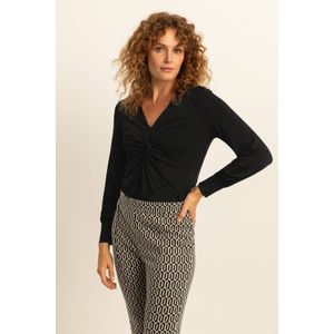 Expresso - EX24-13069 - Fijngebreide Top - Zwart