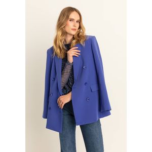Expresso - Rechtvallende Blazer - Blauw