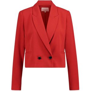 CLAUDIA BY CLAUDIA STRÄTER - Cropped Blazer - Rood