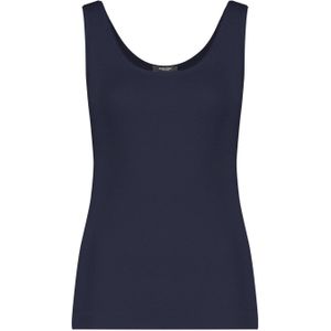 Claudia Sträter - Gebreid Singlet - Donkerblauw