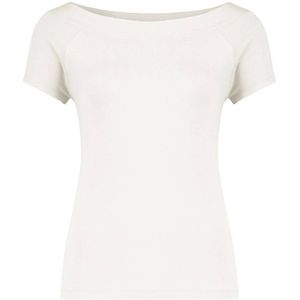 Claudia Sträter - Top - Ecru - Gebreid