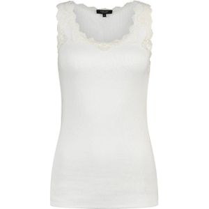 Claudia Sträter - Singlet - Ecru - Mouwloos - Ronde Hals