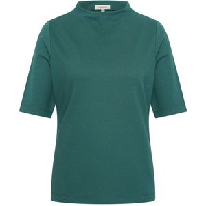 Expresso - Top - Donkergroen - Fijn Gebreid