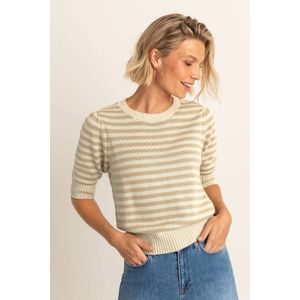 Expresso - Pullover - Beige - Gebreid