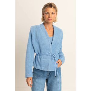 Expresso - Gebreid Vest - Lichtblauw