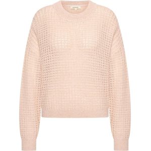 Expresso - Gebreide Trui - Zalm - Wol