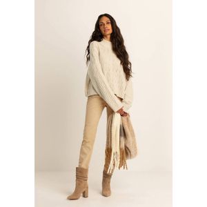 Expresso - EX22-25704 - Skinny Jeans - Beige - Hoge Taille
