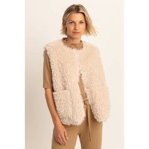 Expresso - Gilet - Beige - Mouwloos - 100% Polyester