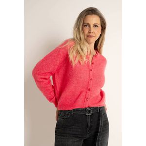 Claudia Sträter - Cardigan - Fuchsia - Gebreid