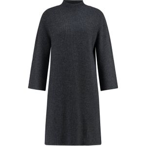 Claudia Sträter - A-lijn Jurk - Zwart - Gebreid