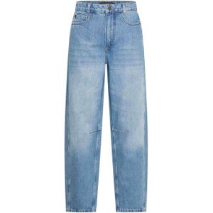 Claudia Sträter - High Waist Barrel Jeans - Lichtblauw - Denim
