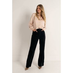 Claudia Sträter - Flared Jeans - Zwart - High Waist