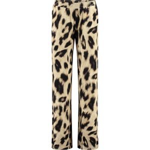 Claudia Sträter - Wide Leg High Waist Broek - Beige