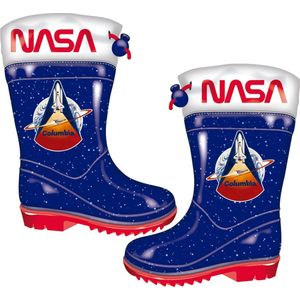 Arditex Nasa Regenlaarzen Junior Pvc Blauw/rood Maat 24