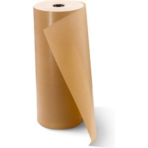 Duurzaam Kraft Papier op rol - 0,5 x 360 meter - Kraftpapier Rol - Verpakkingspapier op rol - Ambachtelijke Papierrol - Bruin