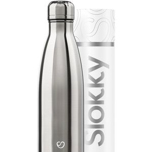 Slokky - Element Silver Thermosfles & Drinkfles - 500ml