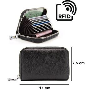 PLAY IT Portemonnee Heren - Pasjeshouder - RFID Beschermend- Zwart