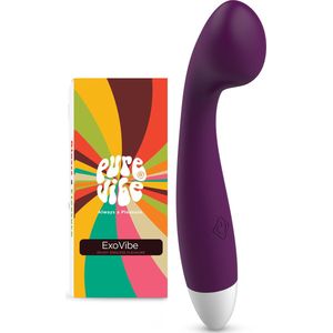 PureVibe® ExoVibe G-Spot Vibrator - Luxe Design - Vibrators voor Vrouwen - Erotiek Sex Toys voor koppels - Paars