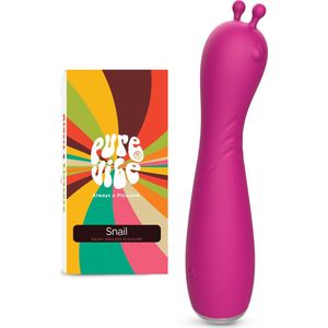 PureVibe® Snail Unieke Clitoris Massager en Vibrator - Vibrators voor Vrouwen - Fluisterstil & Discreet - Erotiek Sex Toys voor koppels - Vibromasseur Stimulator Homme & Femme - Roze