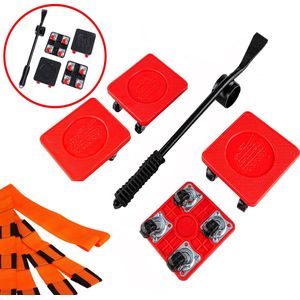 Toco Meubelroller Inclusief Meubellifter - transporthulp - Meubelsverplaatser - 360 graden Draaibare pads - Tilbanden