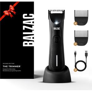 BALZAC™ Trimmer 2.0 - Bodygroomer Mannen - Manscaped - Gemaakt voor Schaamstreek - Haartrimmer - Waterdicht - Twee Standen - Incl. E-Book