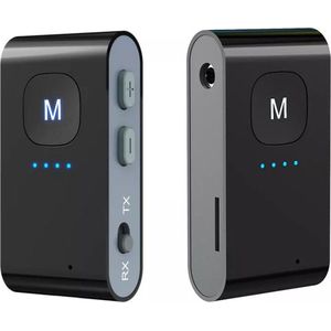 Bluetooth Transmitter & Receiver 2-in-1 -TF card playback- Wireless BT 5.0