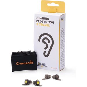 Crescendo - Travel Oordoppen - Geluidsdemping - Uniek Membraanfilter