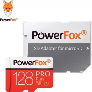 PowerFox PRO Plus MicroSDXC 128GB - Adapter - Kaartjeshouder