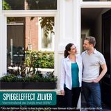 Homewell Isolerende HR+ Raamfolie 90x200cm - Statisch Zonwerende folie met Spiegeleffect - Zilver (incl. Rakel)