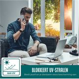 Homewell Isolerende HR+ Raamfolie 90x200cm - Statisch Zonwerende folie met Spiegeleffect - Zilver (incl. Rakel)