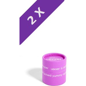 The Lekker Company Deodorant 2 - Lavender - 2×30 ml - natuurlijke deodorant - plastic vrij
