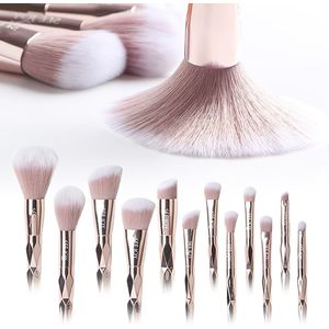 Beaurose Make Up Kwasten Set - Make Up Brush - Oogschaduw - Foundation Kwast - Poeder Kwast - Brush - Make up - Cosmetica - Kwasten Set - 12 Stuks