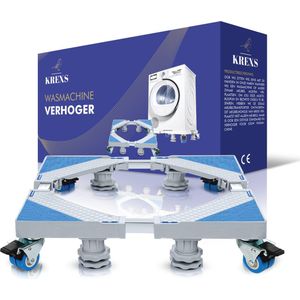 Krexs Wasmachine Verhoger - Meubelroller – Meubeltransporter - Meubelverplaatser – Met 4 wielen