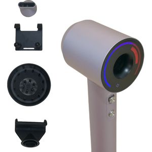 LuxeBreeze - Föhn - Ionentechniek - Intelligent Digitaal Scherm - 2 Windsnelheden - 4 Temperatuurinstellingen - 3 Magnetische Opzetstukken
