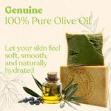 Green Fadel - Aleppo Zeep - 100% Olijfolie - Set van 6 x 200g - Handgemaakt - Natuurlijke Zeep