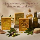 Green Fadel - Aleppo Zeep - 100% Olijfolie - Set van 6 x 200g - Handgemaakt - Natuurlijke Zeep