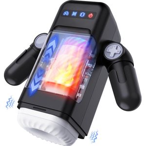 Amovibe® Masturbator voor man - Sex Toys voor Mannen - Blowjob Simulator - Masturbator - Pocket Pussy - Warmte Functie - Telefoonstandaard - 10 Standen